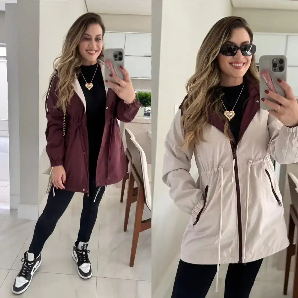 Parka Dupla Face - Promoção de Inverno