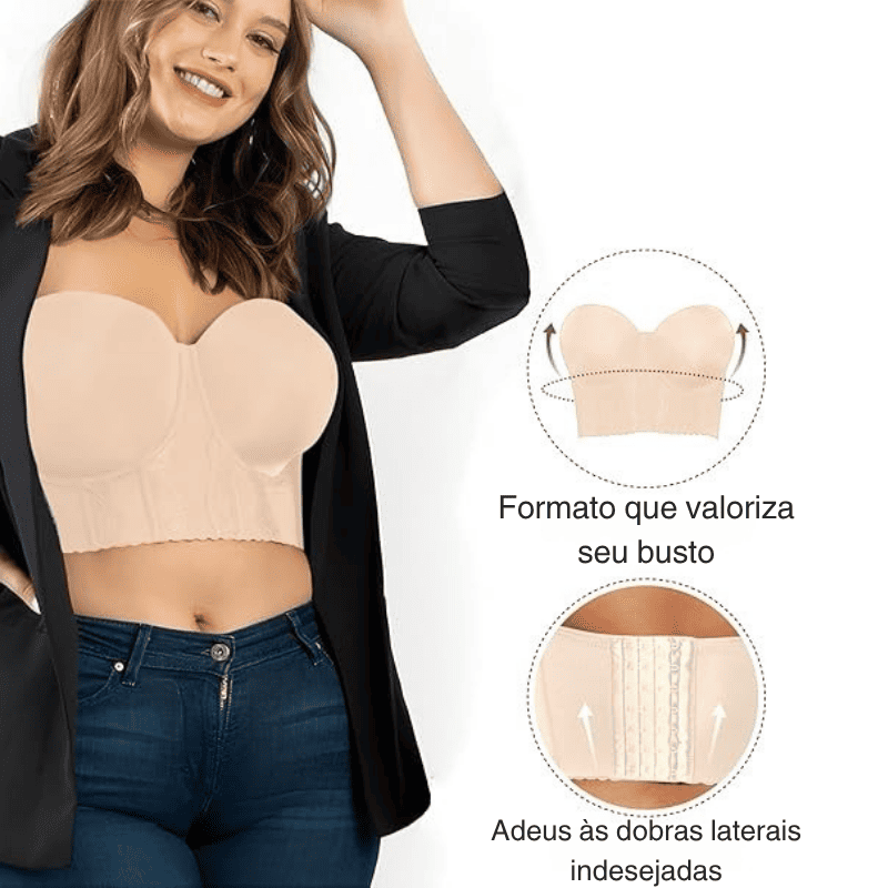 Sutiã Corset Modelador – Elegância e Sustentação [COMPRE 1 LEVE 2] Alças Removíveis + BRINDES