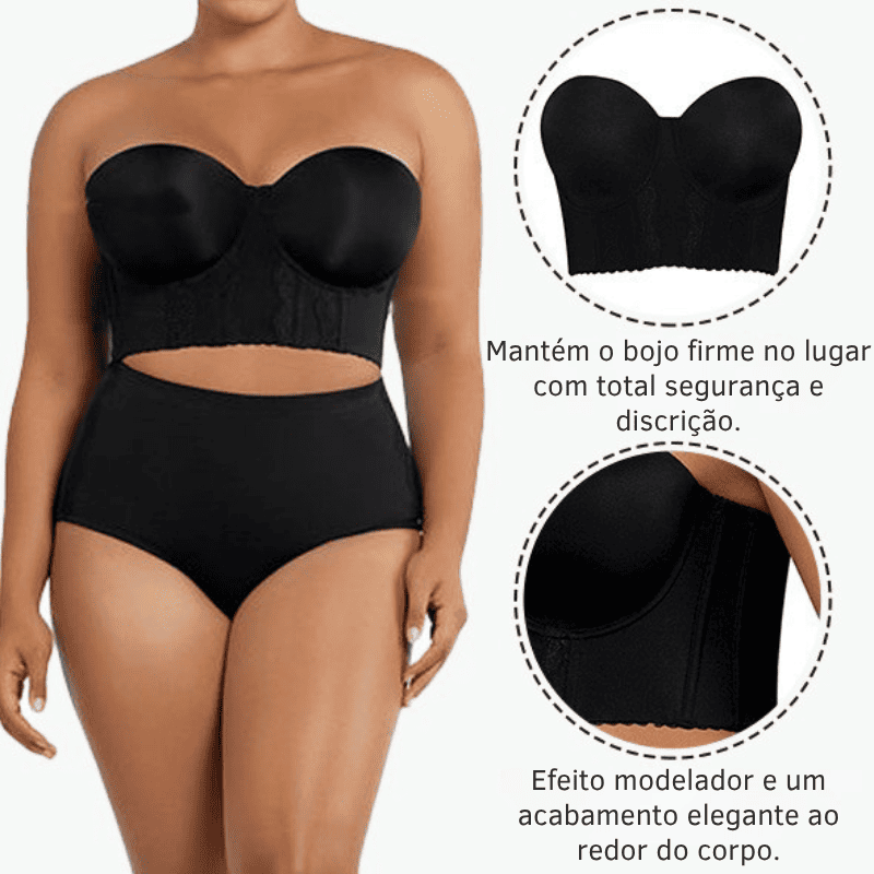Sutiã Corset Modelador – Elegância e Sustentação [COMPRE 1 LEVE 2] Alças Removíveis + BRINDES